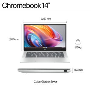 HP Chromebook 14a-nf0005TU (2024 Model) – Touchscreen Chromebook with Updates up to 2032 Open Box - image 2