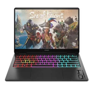 HP OMEN Transcend 14 FB0110TX Gaming Laptop - Meteor Lake - Intel Core Ultra 9 185H Processor 32-GB 1-TB SSD 8-GB NVIDIA GeForce RTX 4060 GDDR7 GC 14-Inch 3K OLED 1800p UWVA 120Hz Display DTS:X® Ultra Audio Backlit KB W11 TPM (Shadow Black, Open Box)