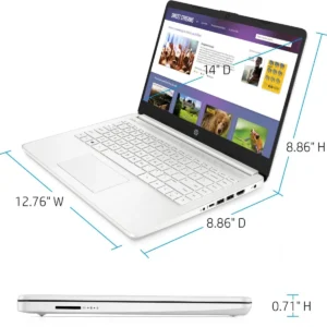 HP Notebook 14s-dq5071tu Intel Core i5-12th Gen 8GB DDR4 RAM 256GB NVMe SSD 14-inch Full HD Display Open Box - image 7