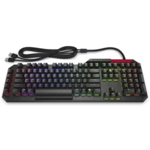 Omen by HP Sequencer RGB Mechanical Optical Gaming Keyboard 10X Faster Blue Switch Volume Roller Bar Anti Ghosting - image 4