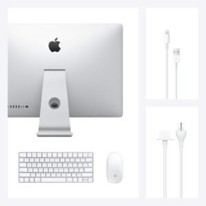 Apple iMac EMC#3442 – 10th Gen Core i5 3.1Ghz processor 16GB 512GB SSD Fusion Drive 27″ 5K Retina Display 4GB AMD Radeon Pro 5300 GDDR6  (Silver 2020) - image 2