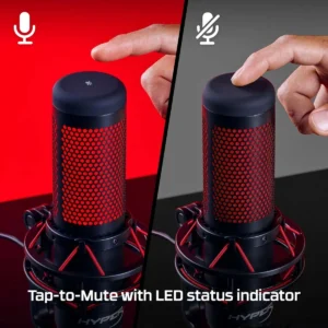 HyperX QuadCast Microphone USB Professional Streaming and Gaming Mic Used - image 2