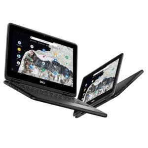 Dell Chromebook 3100 2-in-1 – Intel Celeron N4020 Processor | 4GB RAM | 32GB eMMC Storage | Intel UHD Graphics | 11.6″ HD Touchscreen Convertible Display | Wi-Fi | ChromeOS | Updates Until 2029  (Used)