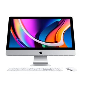 Apple iMac EMC#3442 – 10th Gen Core i5 3.1Ghz processor 16GB 512GB SSD Fusion Drive 27″ 5K Retina Display 4GB AMD Radeon Pro 5300 GDDR6  (Silver 2020)