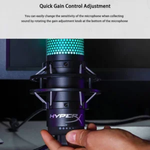 HyperX QuadCast S USB Microphone RGB Gaming Professional Microphone Used - image 2