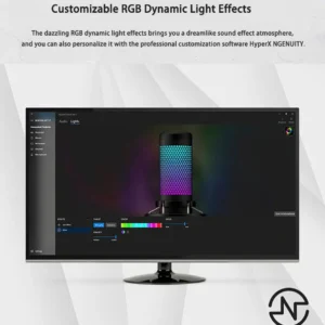 HyperX QuadCast S USB Microphone RGB Gaming Professional Microphone Used - image 7