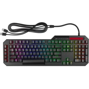 Omen by HP Sequencer RGB Mechanical Optical Gaming Keyboard 10X Faster Blue Switch Volume Roller Bar Anti Ghosting