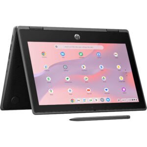 HP Fortis x360 11 G5 Chromebook (9R3A0UT) – Intel N200 Processor | 16GB RAM | 128GB SSD | 2024 Model Update Upto 2033 Open Box - image 1