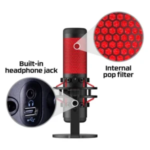 HyperX QuadCast Microphone USB Professional Streaming and Gaming Mic Used - image 5
