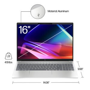 HP Pavilion Plus 16 Laptop – Intel Core i5-13500H (13th Gen), 16GB RAM, 512GB SSD, 16″ WQXGA 120Hz Display Open Box - image 2