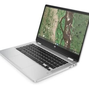 HP Chromebook x360 14B CB0001ns – Intel Pentium Silver N6000 Processor 08GB 128GB eMMC Intel UHD Graphics 14″ Full HD 1080p IPS MicroEdge Touchscreen Convertible Display B&O Play ChromeOS (Silver, Open Box) - image 4
