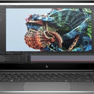 HP ZBook Studio 15 G8 Mobile Workstation PC – Tiger Lake – 11th Gen Core i7 11850H 8-Core Processor 32-GB 512-GB SSD 4-GB NVIDIA RTX A2000 GDDR6 GC 15.6″ 4K UHD 2160p OLED UWVA Touchscreen Display B&O Play RGB Per Key BKB W10 Pro TPM (Turbo Silver, Used) - image 5