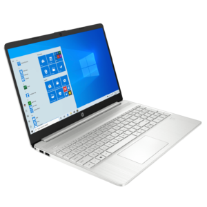 HP Notebook 15s-FQ5225ND – Tiger Lake – 11th Gen Core i5 QuadCore 08GB 256GB  Intel Iris Xe Graphics 15.6″ Full HD IPS 1080p MicroEdge 250nits Display FP Reader W10 (Natural Silver – OPEN BOX)