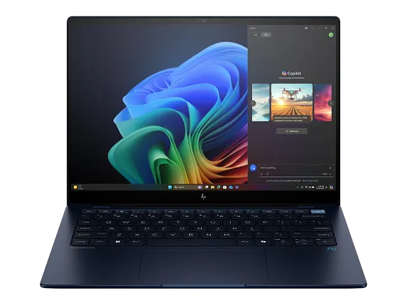 HP EliteBook Ultra G1Q Next Gen AI Notebook PC – Snapdragon X Elite X1E-78-100 Processor 32-GB LPDDR5x RAM 1-TB NVMe SSD Qualcomm Adreno Graphics 14″ 2.2K Touchscreen IPS Display Poly Studio Audio Backlit Keyboard Windows 11 Pro (Atmospheric Blue, Open Box) - Image 2