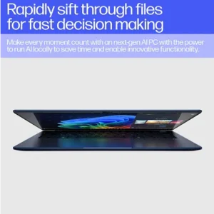 HP EliteBook Ultra G1Q Next Gen AI Notebook PC – Snapdragon X Elite X1E-78-100 Processor 32-GB LPDDR5x RAM 1-TB NVMe SSD Qualcomm Adreno Graphics 14″ 2.2K Touchscreen IPS Display Poly Studio Audio Backlit Keyboard Windows 11 Pro (Atmospheric Blue, Open Box) - image 6