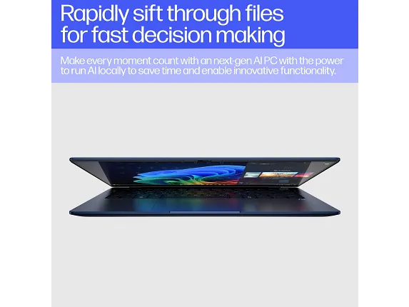 HP EliteBook Ultra G1Q Next Gen AI Notebook PC – Snapdragon X Elite X1E-78-100 Processor 32-GB LPDDR5x RAM 1-TB NVMe SSD Qualcomm Adreno Graphics 14″ 2.2K Touchscreen IPS Display Poly Studio Audio Backlit Keyboard Windows 11 Pro (Atmospheric Blue, Open Box) - Image 6