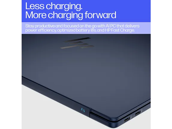 HP EliteBook Ultra G1Q Next Gen AI Notebook PC – Snapdragon X Elite X1E-78-100 Processor 32-GB LPDDR5x RAM 1-TB NVMe SSD Qualcomm Adreno Graphics 14″ 2.2K Touchscreen IPS Display Poly Studio Audio Backlit Keyboard Windows 11 Pro (Atmospheric Blue, Open Box) - Image 8